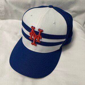 New York Mets 2015 All Star Game Hat Mens Fitted 7 1/4 Blue Orange White